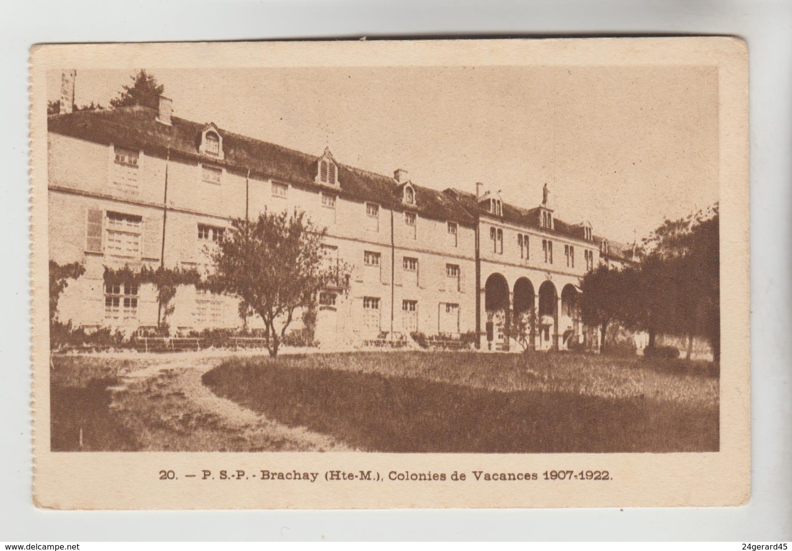 CPSM BRACHAY (Haute Marne) - Colonie De Vacances 1907 - 1922 - Autres & Non Classés