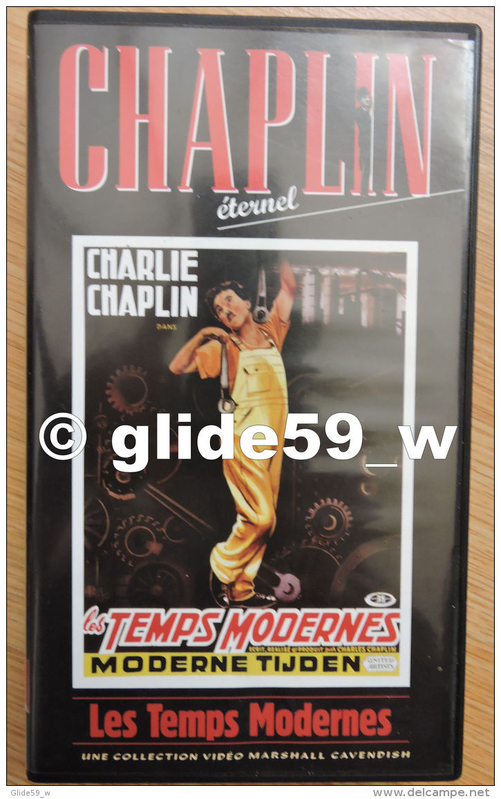 Chaplin Eternel - K7 Vidéo N° 1 - Les Temps Modernes - Collection Marshall Cavendish 1998 - Collections & Sets