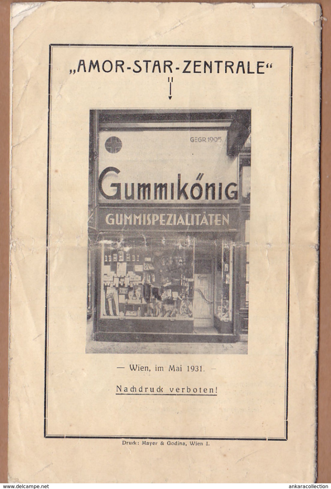 AC - PREISLISTE HYGIENISCHE GUMMI SPEZIALITATEN 1931 BOOKLET