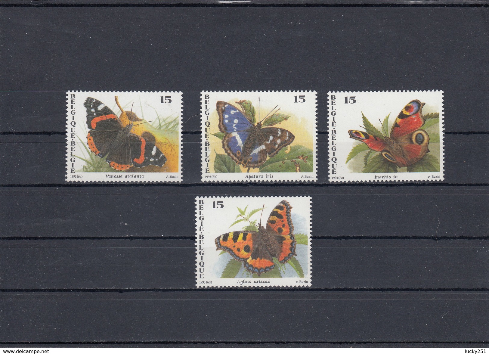 Belgique - Neufs** - Année 1993 - Papillons Divers - YT 2503/2506 - Ungebraucht