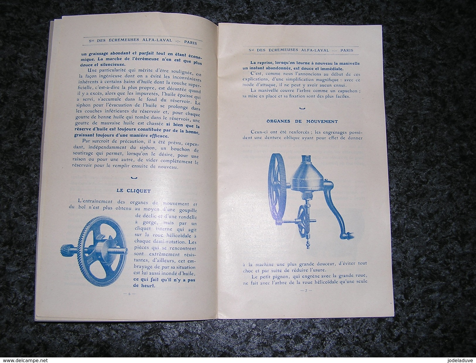 ECREMEUSES ALFA LAVAL Paris Modèle 1913 Fabrication Usine Machine Agriculteur Ferme Lait Laiterie Agriculture Publicité - Matériel Et Accessoires