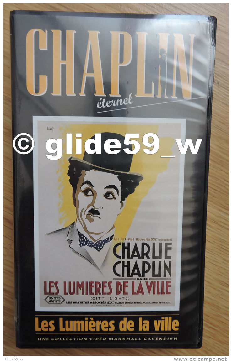 Chaplin Eternel - K7 Vidéo N° 4 - Les Lumières De La Ville - Collection Marshall Cavendish 1998 - Colecciones & Series