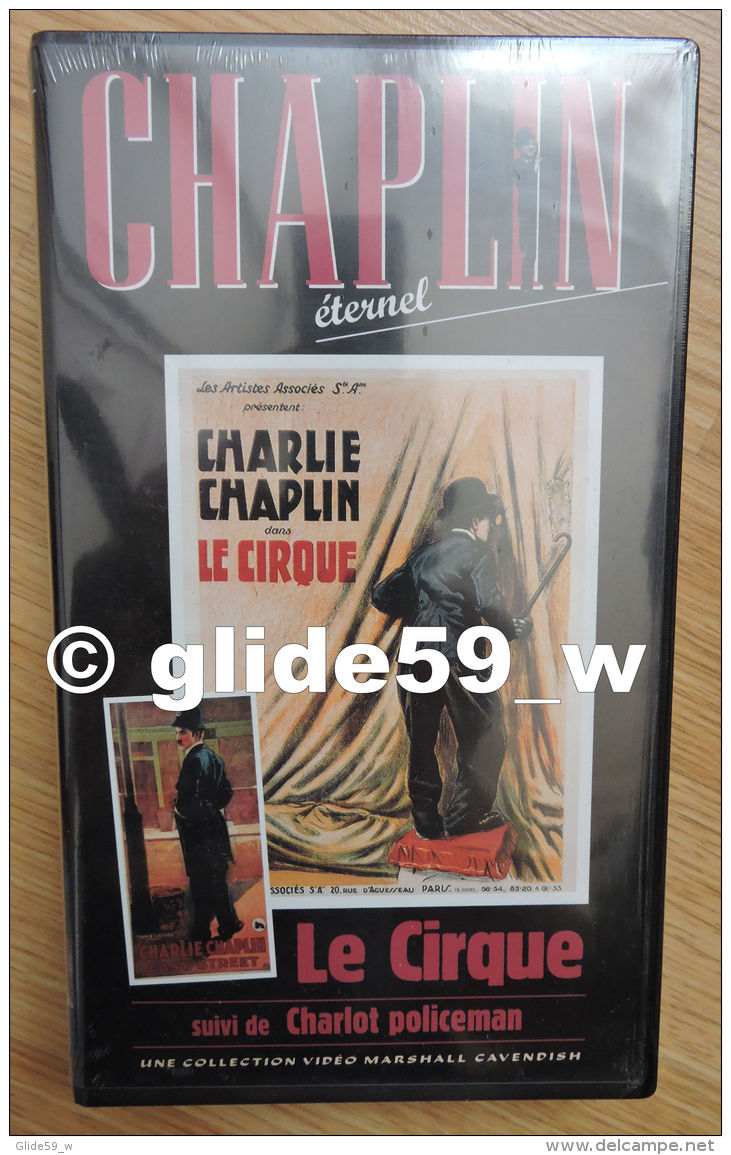 Chaplin Eternel - K7 Vidéo N° 5 - Le Cirque Suivi De Charlot Policeman - Collection Marshall Cavendish 1998 - Verzamelingen, Voorwerpen En Reeksen