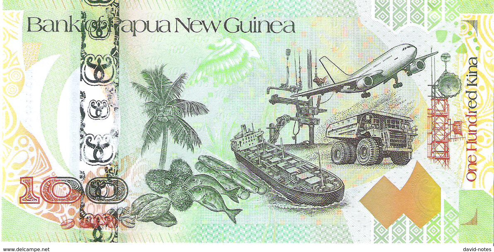 Papua New Guinea - Pick 37a - 100 Kina 2008 - Unc - Commemorative - Papouasie-Nouvelle-Guinée