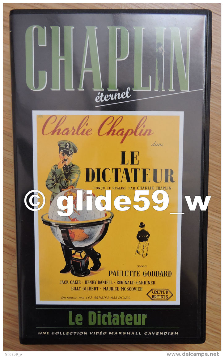 Chaplin Eternel - K7 Vidéo N° 6 - Le Dictateur - Collection Marshall Cavendish 1998 - Verzamelingen, Voorwerpen En Reeksen