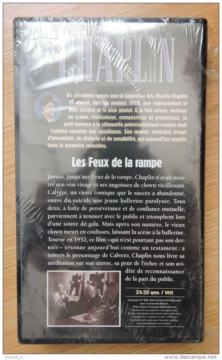 Chaplin Eternel - K7 Vidéo N° 7 - Les Feux De La Rampe - Collection Marshall Cavendish 1998 - Colecciones & Series