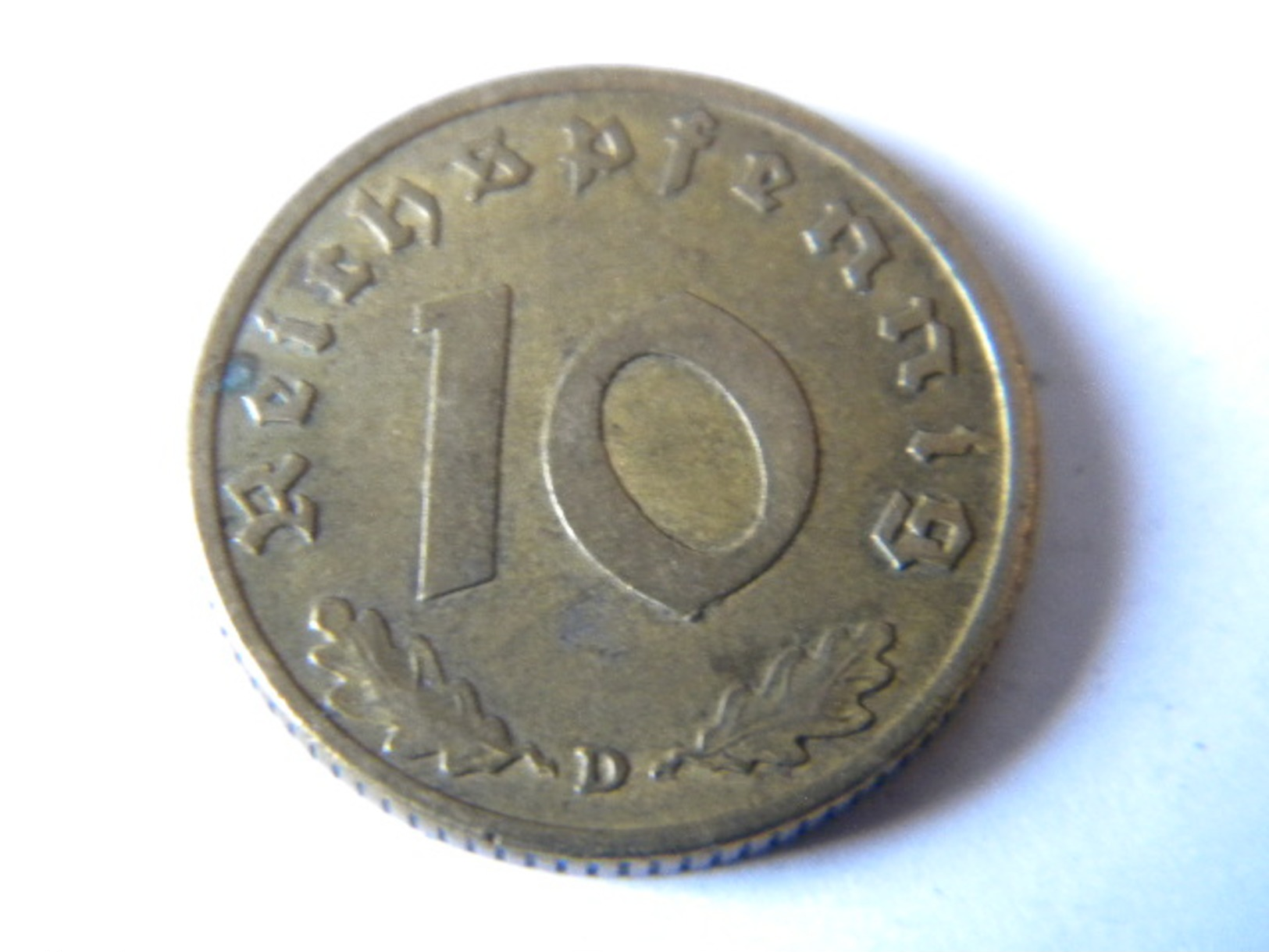 ALLEMAGNE - III REICH - 10 REICHSPFENNIG 1939.D. - 10 Reichspfennig