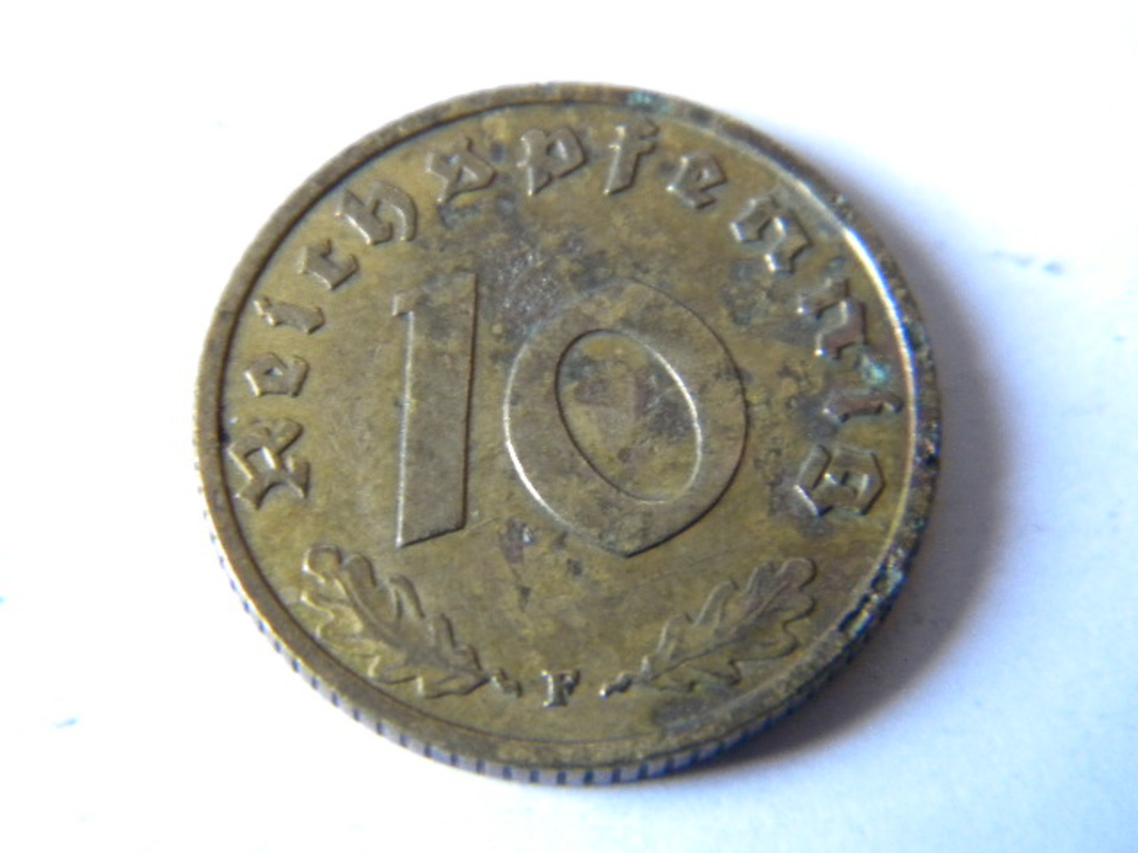 ALLEMAGNE - III REICH - 10 REICHSPFENNIG 1937.F. - 10 Reichspfennig