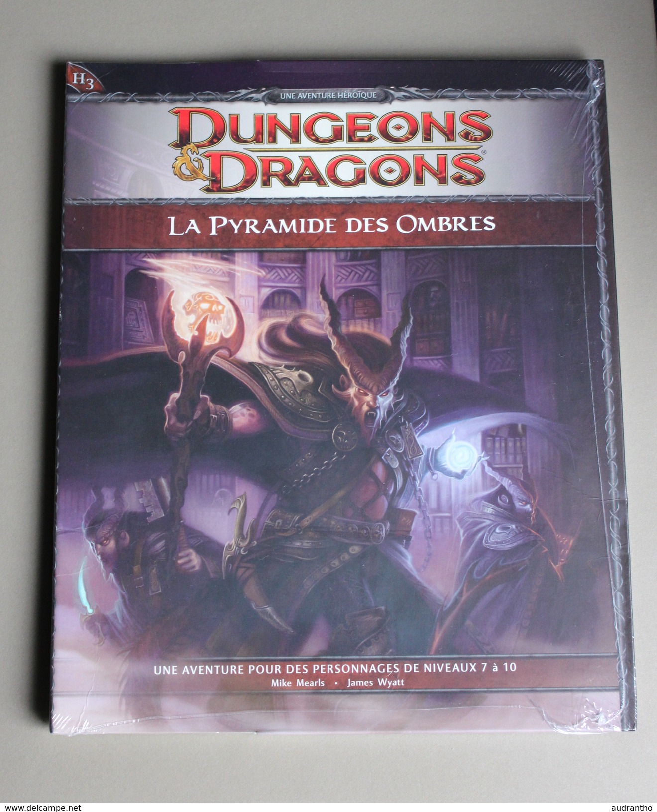 Livre Dungeons Et Dragons La Pyramide Des Ombres Jeu De Rôle Neuf Donjons Et Dragons Neuf Sous Blister - Literatuur En Instructies