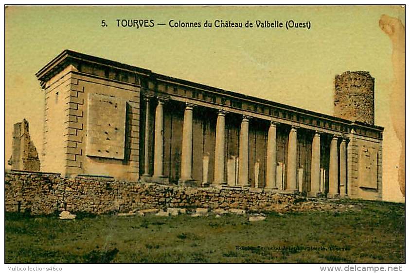 83 - 040217a - TOURVES - Colonnes Du Château De Valbelle (ouest) - - Other & Unclassified