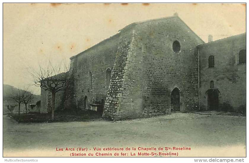 83 - 040217a - LES ARCS - Vue Extérieure De La Chapelle De Ste Roseline Station Du Chemin De Fer La Motte Ste Roseline - Les Arcs