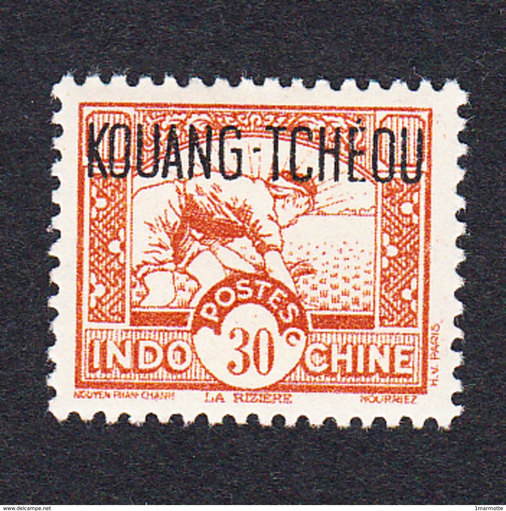 KOUANG TCHEOU - N°113 (Yvert)  - Sans Charnière - 30 Cents Brun - Unused Stamps