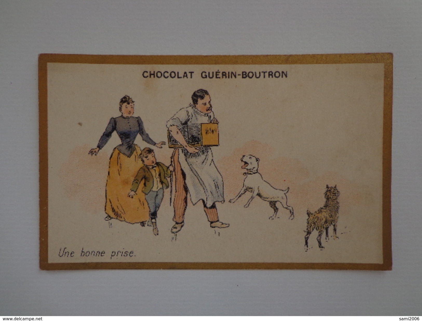 CHROMO CHOCOLAT GUERIN BOUTRON  UNE BONNE PRISE - Guérin-Boutron