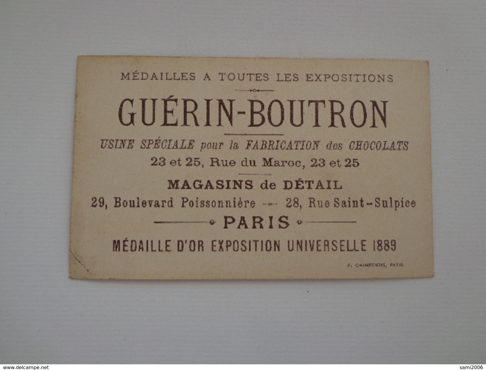 CHROMO CHOCOLAT GUERIN BOUTRON  UNE BONNE PRISE - Guérin-Boutron