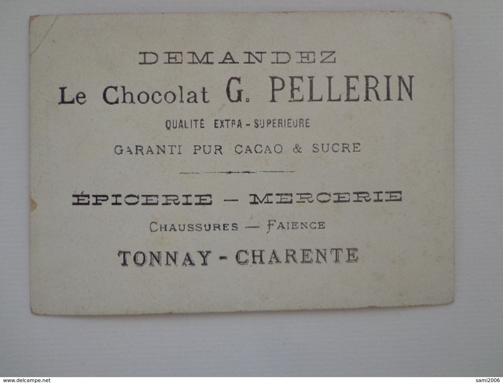 CHROMO CHOCOLAT G.PELLERIN  LETTRE L - Autres & Non Classés