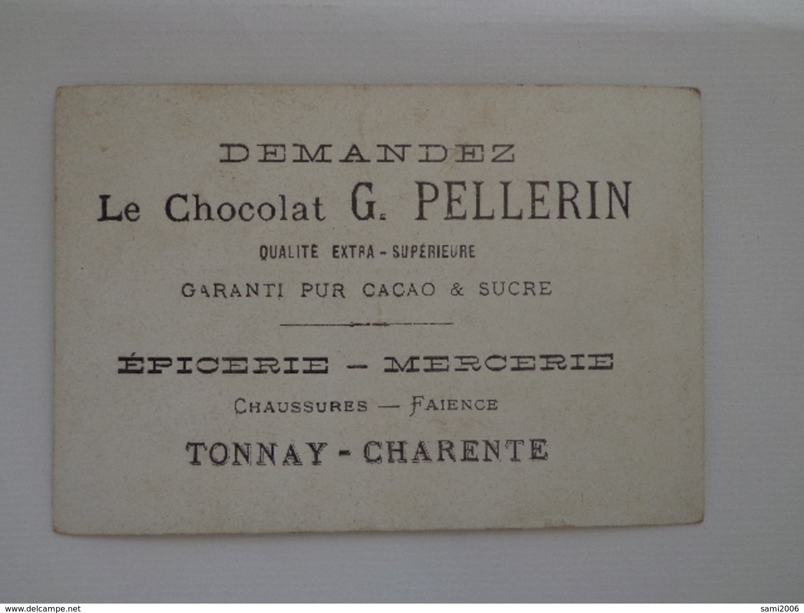 CHROMO CHOCOLAT G.PELLERIN  LETTRE P - Autres & Non Classés