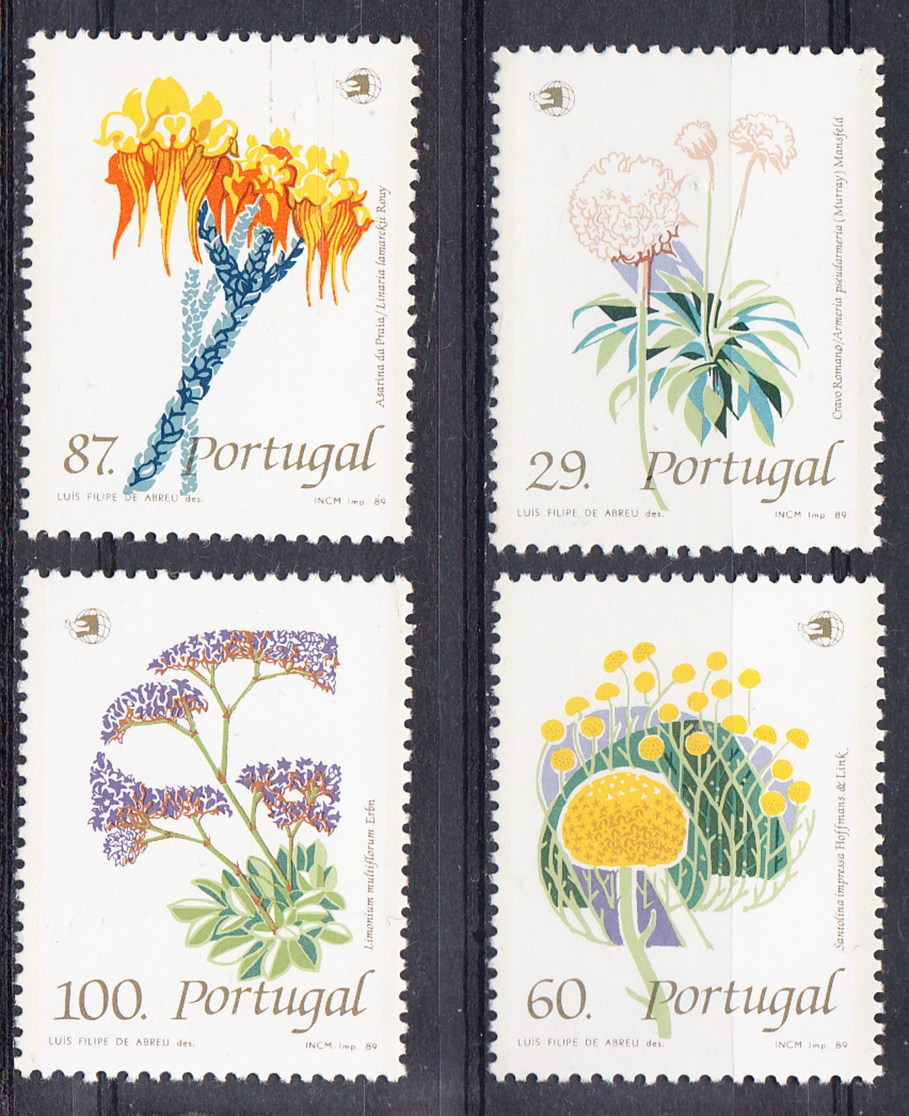 PORTUGAL 1989.FLORES SILVESTRES .AFINSA. Nº 1912/15  NUEVO SIN CHARNELA .SES463GRANDE - Unused Stamps