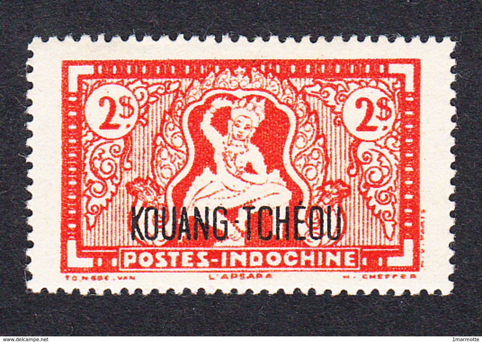 KOUANG TCHEOU : N° 117 (Yvert) - Neuf Sans Charnière - 2 Dollars - Nuance Foncée - Neufs