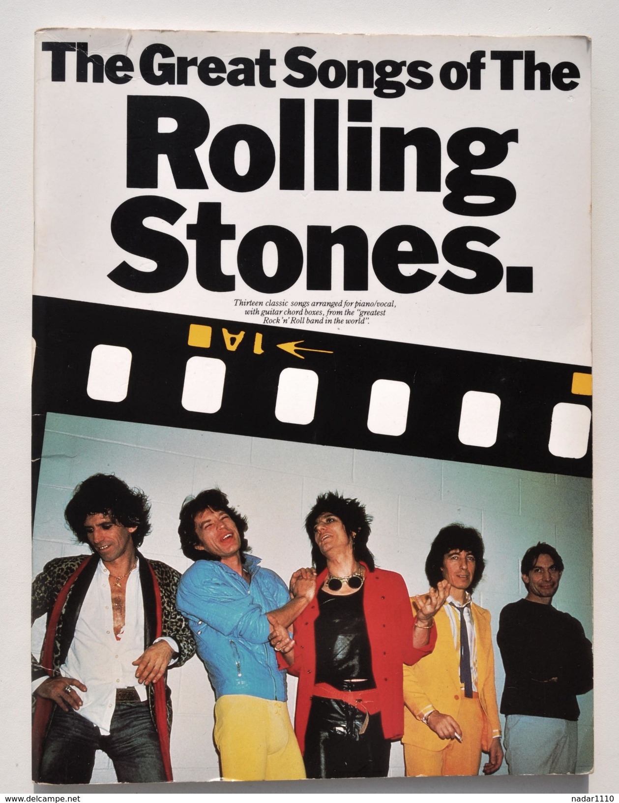 Partitions : The Great Songs Of The ROLLING STONES - Wise Publications 1984 / Piano, Guitare, Rock - Andere & Zonder Classificatie