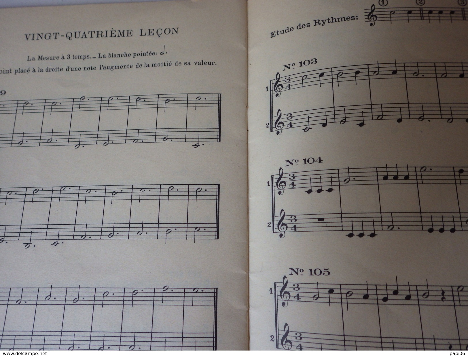 Solfège élémentaire à Une Ou Deux Voix. . 30 Leçons - Fichas Didácticas