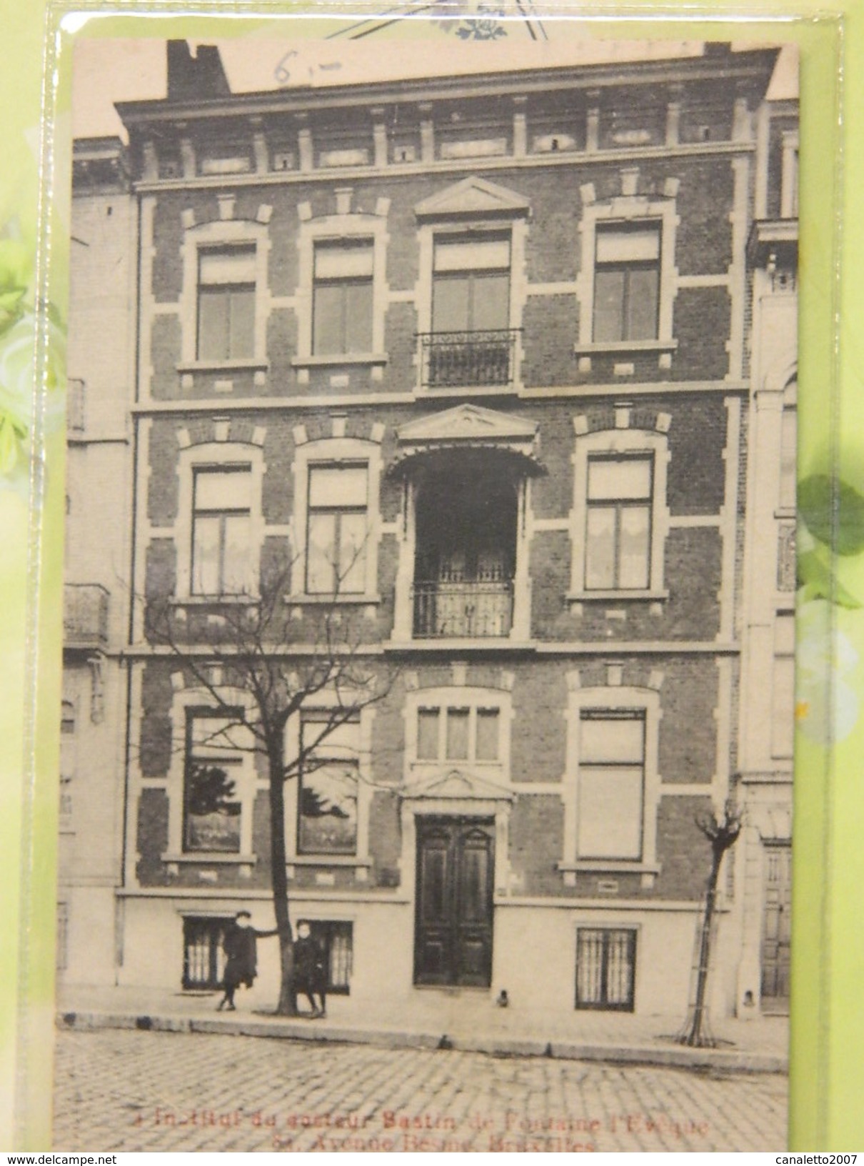 BRUXELLES +FONTAINE L'EVEQUE: INSTITUT DU DOCTEUR BASTIN DE FONTAINE L'EVEQUE -83 AVENUE RESME BRUXELLES - Andere & Zonder Classificatie