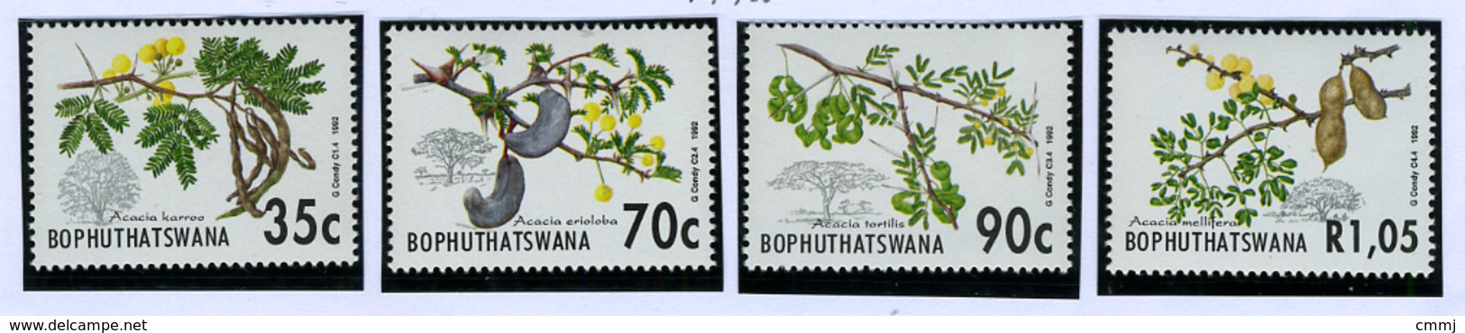 1991 - BOPHUTHATSWANA - Catg.. Mi. 281/284 -  NH - (I-SRA3207.14) - Bophuthatswana