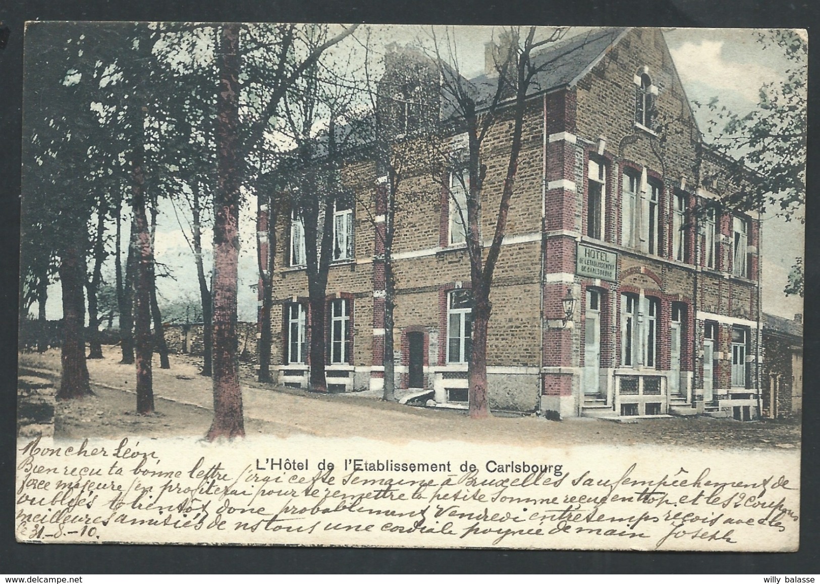 +++ CPA - L'Hôtel De L'Etablissement De CARLSBOURG  // - Paliseul