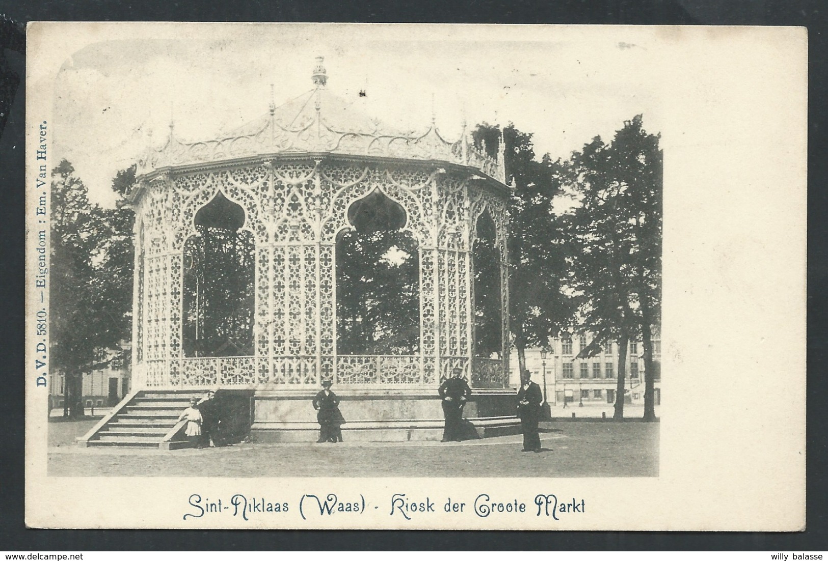 +++ CPA - SINT NIKLAAS WAAS - Kiosk Der Groote Markt - D.V.D. 5810  // - Sint-Niklaas