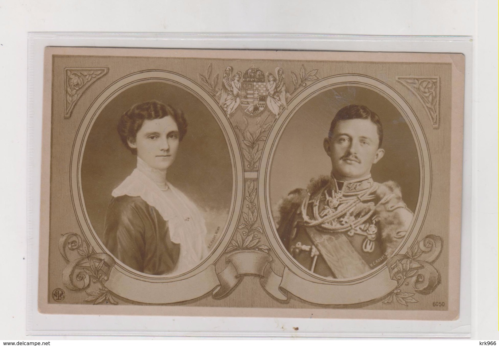 AUSTRIA Royal Family Carl & Zita Nice Postcard - Familles Royales