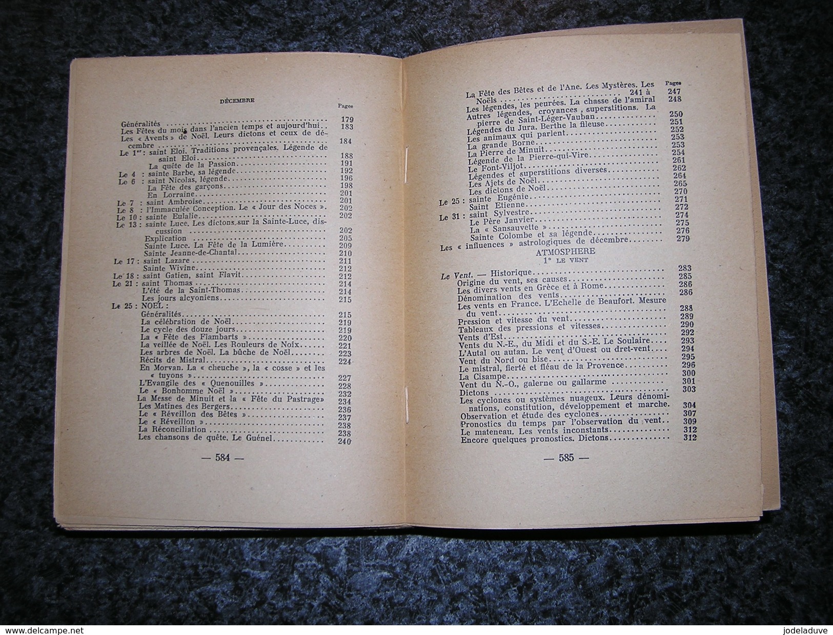 VIEUX DICTONS DE NOS CAMPAGNE 2 Tomes G Bidault de L' Isle Fêtes Saint Présages Astres Saisons Lune Vent Proverbes Météo