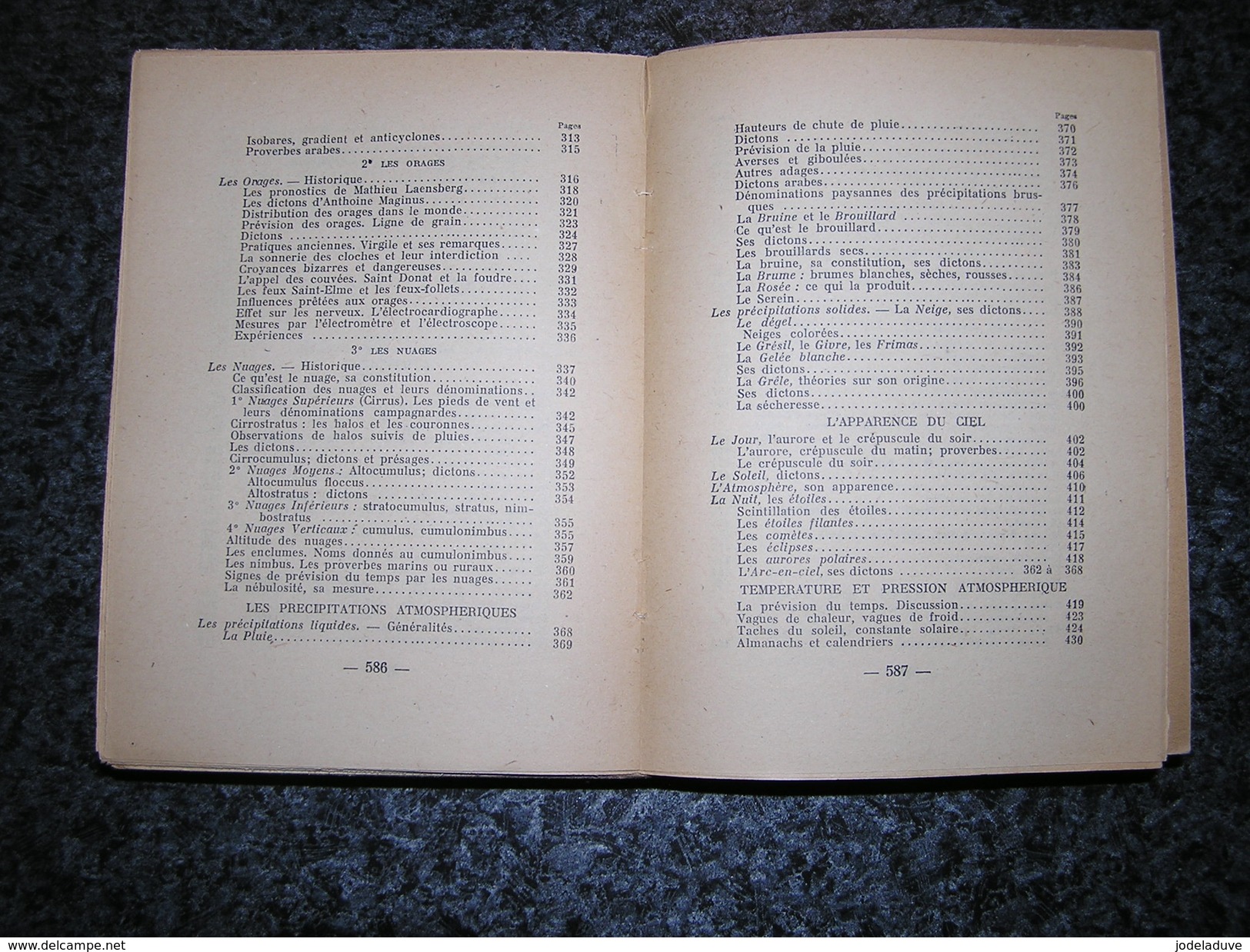 VIEUX DICTONS DE NOS CAMPAGNE 2 Tomes G Bidault de L' Isle Fêtes Saint Présages Astres Saisons Lune Vent Proverbes Météo