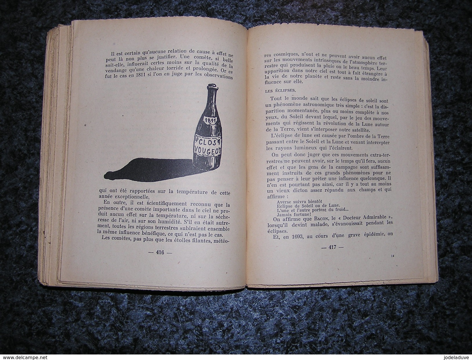 VIEUX DICTONS DE NOS CAMPAGNE 2 Tomes G Bidault de L' Isle Fêtes Saint Présages Astres Saisons Lune Vent Proverbes Météo