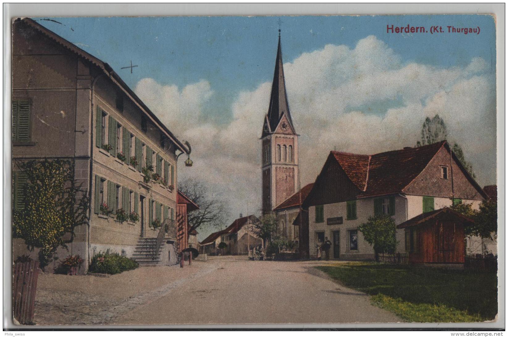 Herdern (Kt. Thurgau) - Animee Belebt - Photo: Carl Künzli No. 8369 - Autres & Non Classés