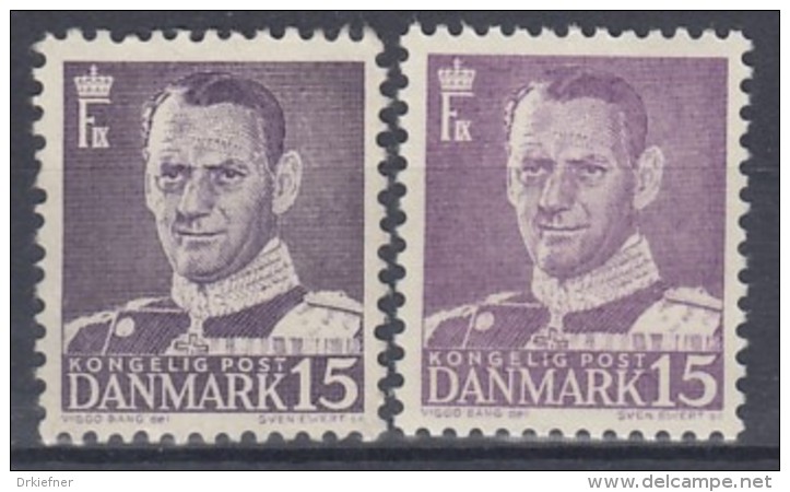 DÄNEMARK  303 A+b, Postfrisch */**, Frederik IX., 1948 - Blocks & Sheetlets