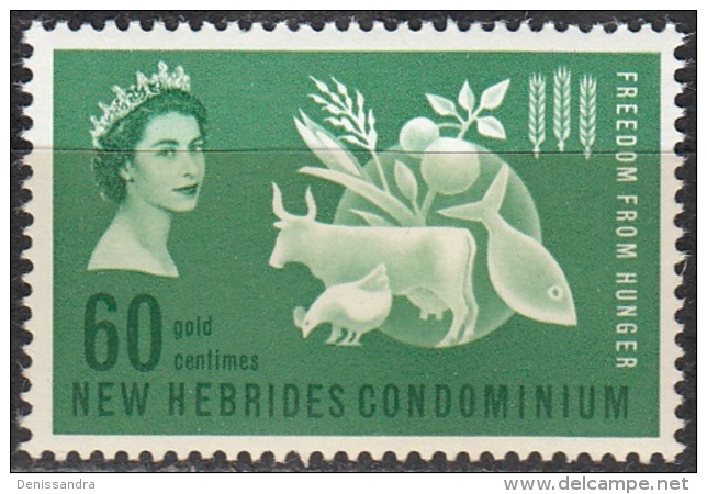 Nouvelles Hebrides 1963 Michel 194 Neuf ** Cote (2005) 2.50 Euro Campagne Mondiale Contre La Faim - Nuevos
