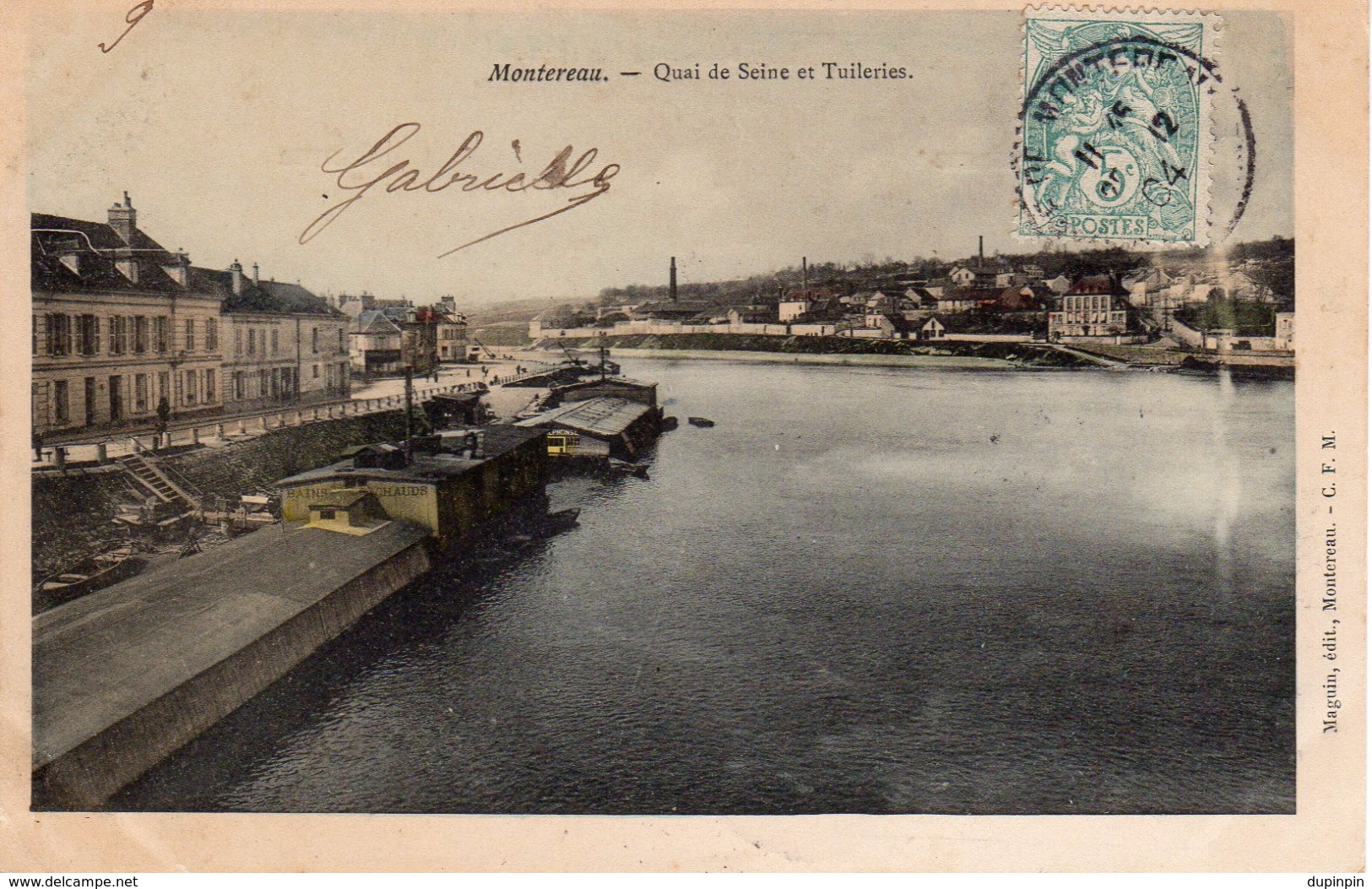 MONTEREAU  -  Quai De Seine Et Tuilleries - Montereau