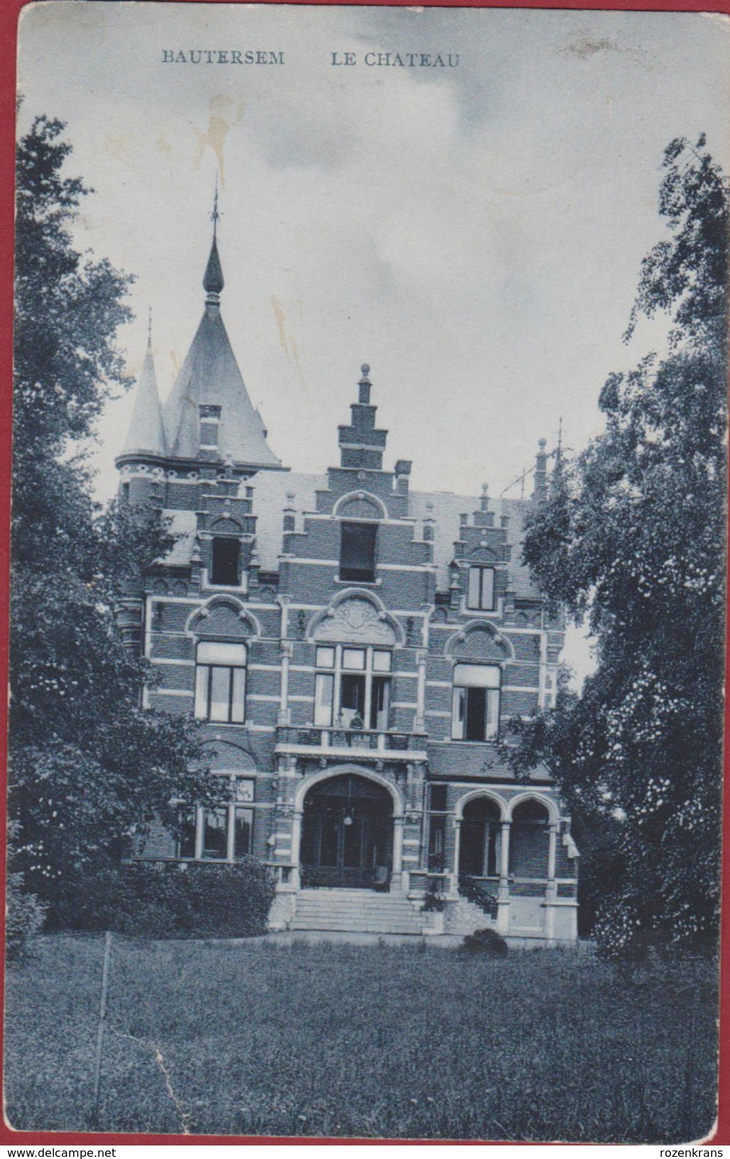 Boutersem Le Chateau Het Kasteel Postzegel Leopold II Bautersem Hageland - Boutersem