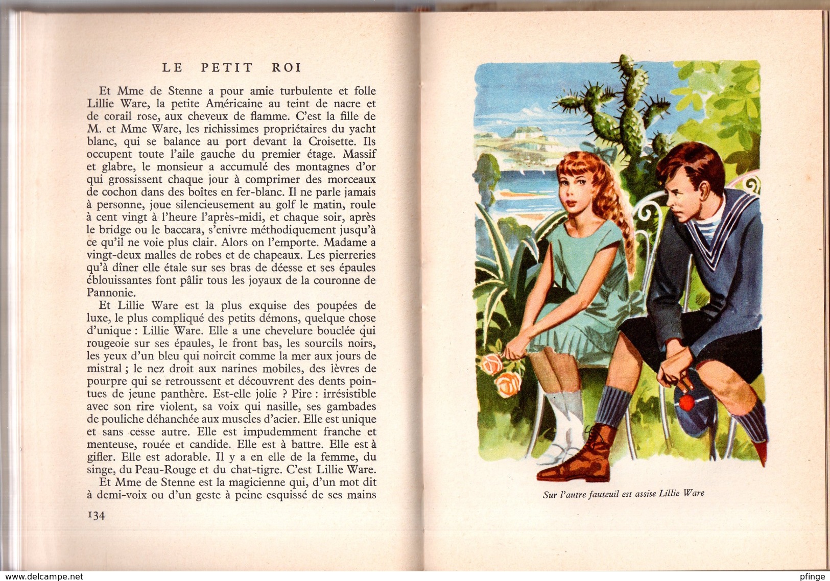 Le Petit Roi Par André Lichtenberger - Bibliothèque Rouge Et Or N°96 - Illustrations : Pierre Le Guen - Bibliotheque Rouge Et Or
