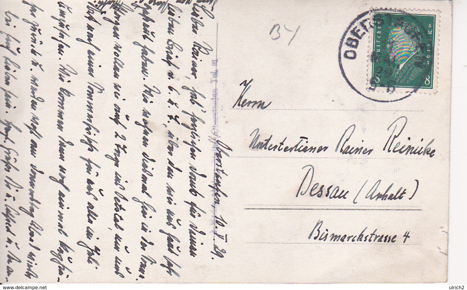 AK Oberstaufen - Bayr. Allgäu - Blick Zum Säntis - 1929 (27206) - Oberstaufen