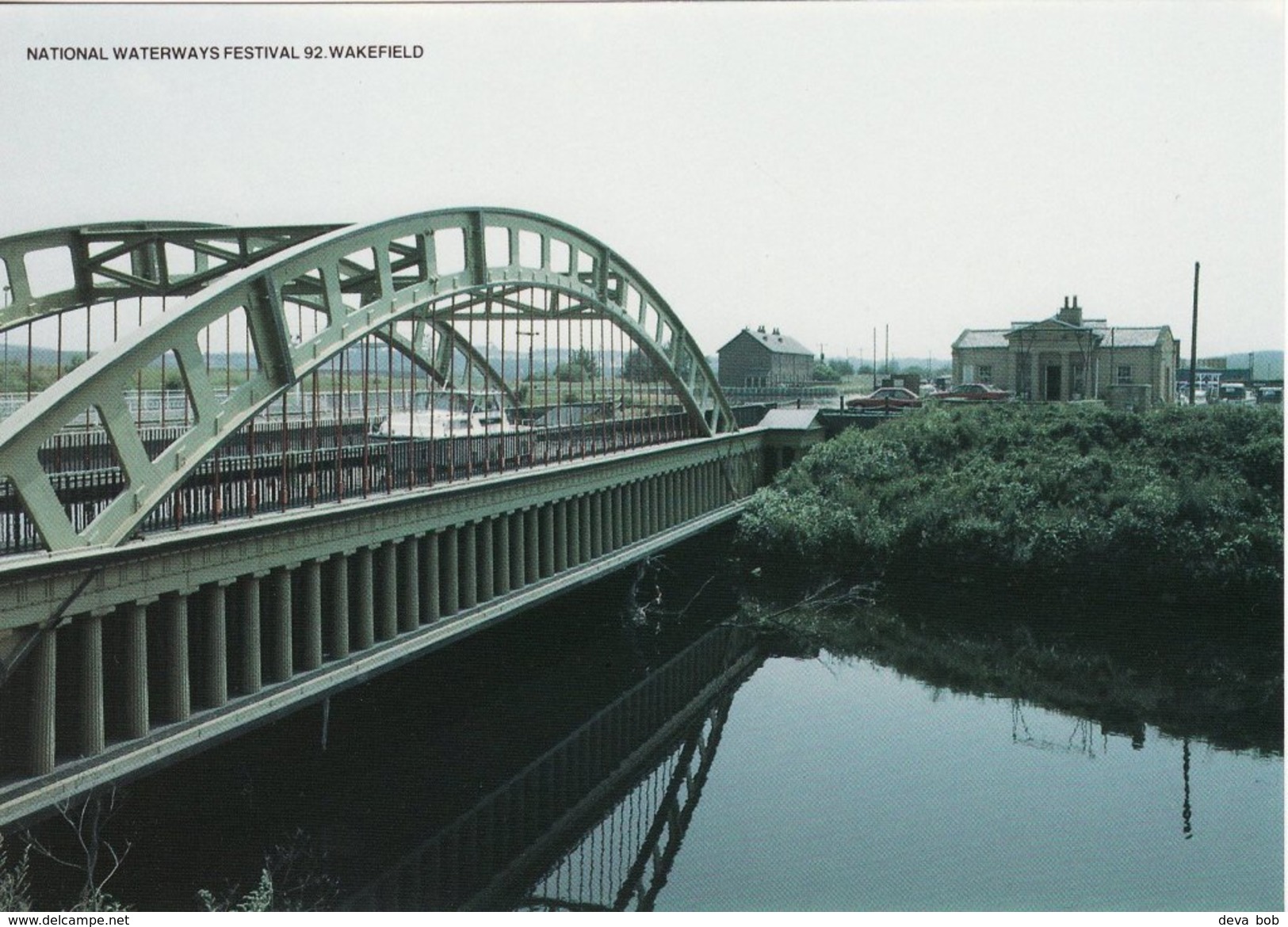 Limited Edition Canal Postcard Stanley Ferry Aqueduct Aire & Calder Navigation - Other & Unclassified