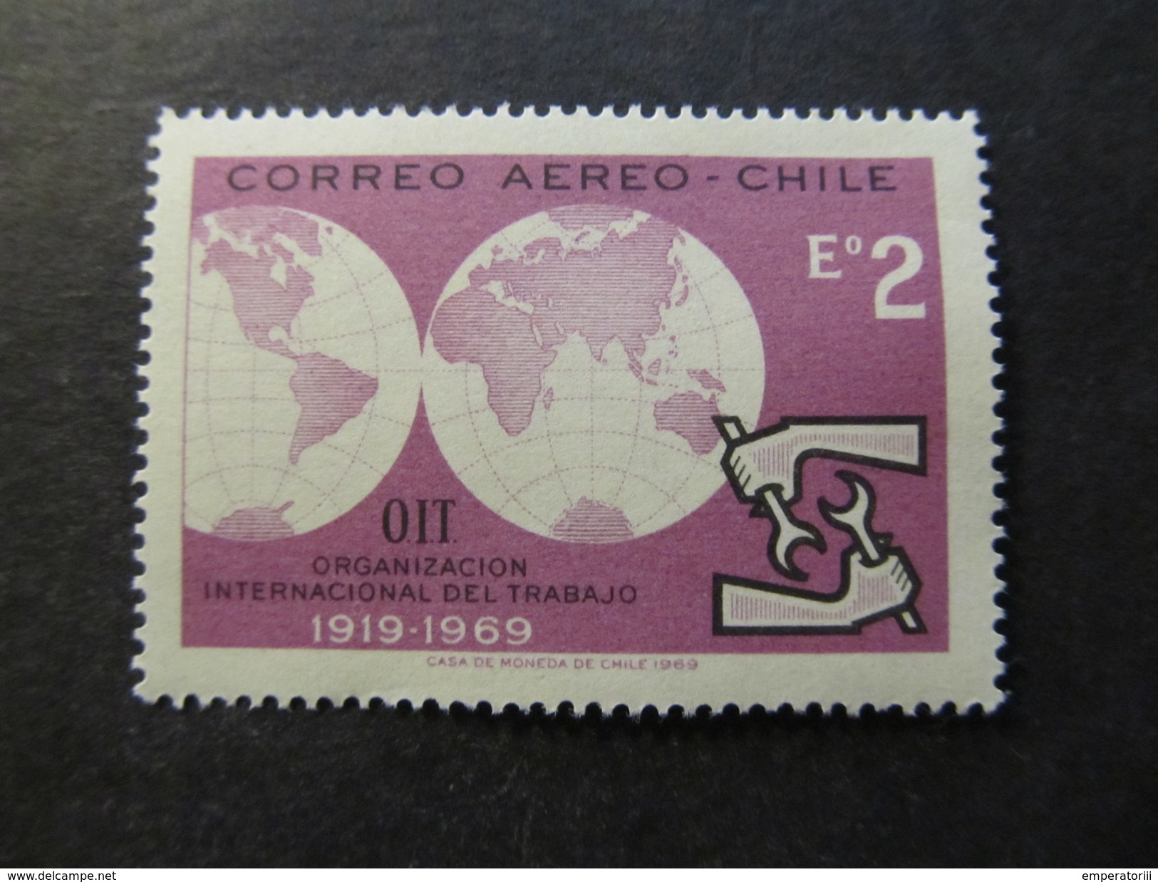 1969 - CHILE - ILO EMBLEM - SCOTT C296 A197 2E (2) - Chili