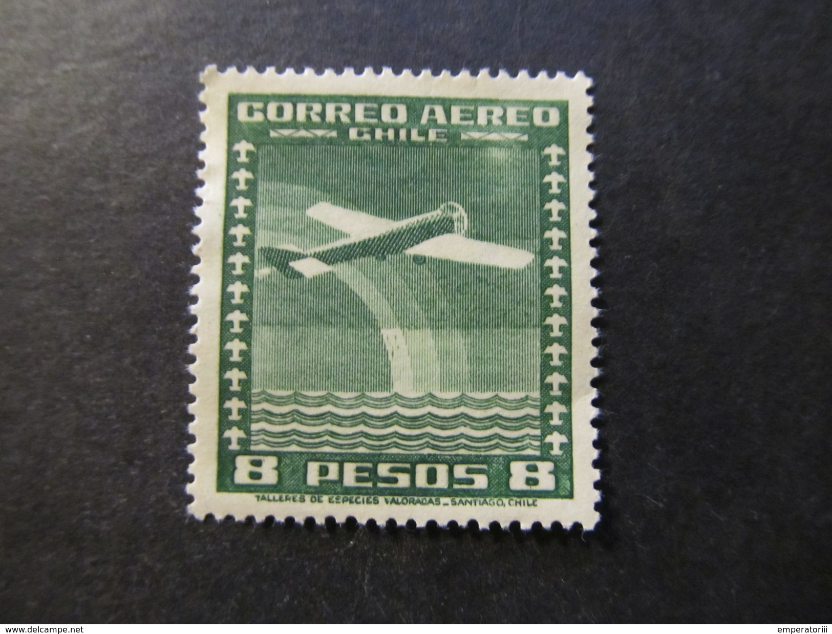 1934 - CHILE - AIRPLANE - SCOTT C45 AP9 8P - Chile