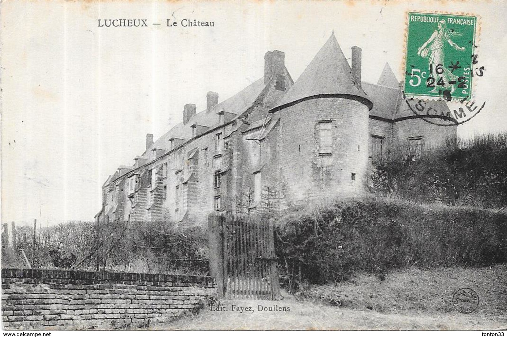 LUCHEUX - 80 - Une Vue Du Chateau - ENCH1612 - - Lucheux