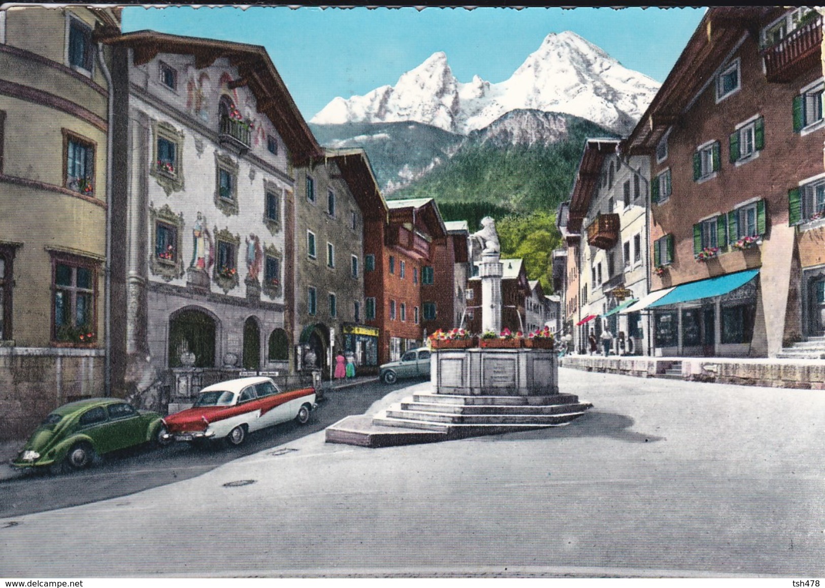 ALLEMAGNE----BERCHTESGADEN--marktplatz Mit Watzmann--voir 2 Scans - Berchtesgaden