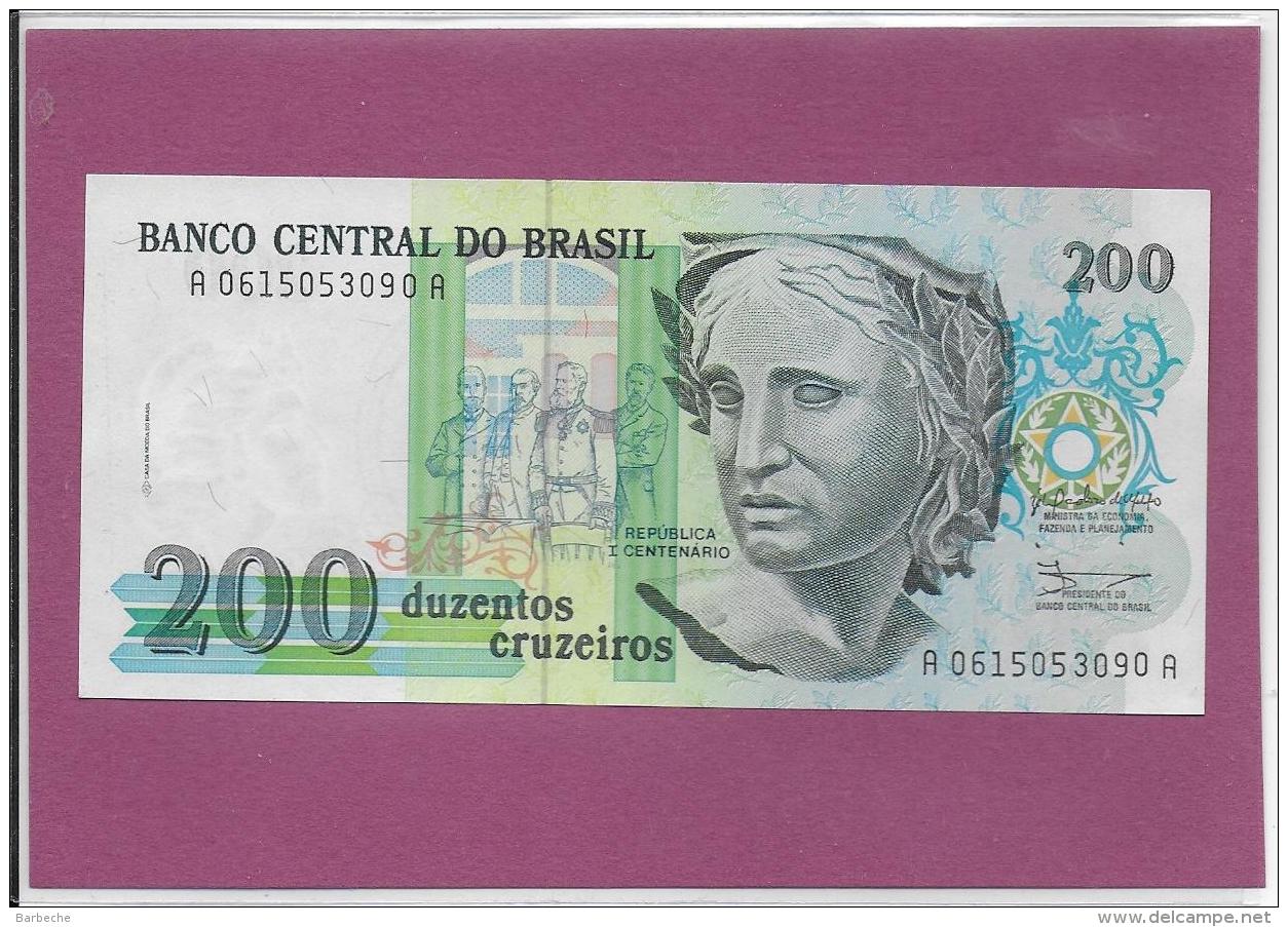 BANCO CENTRAL DO BRASIL 200 Cruzeiros - Brésil