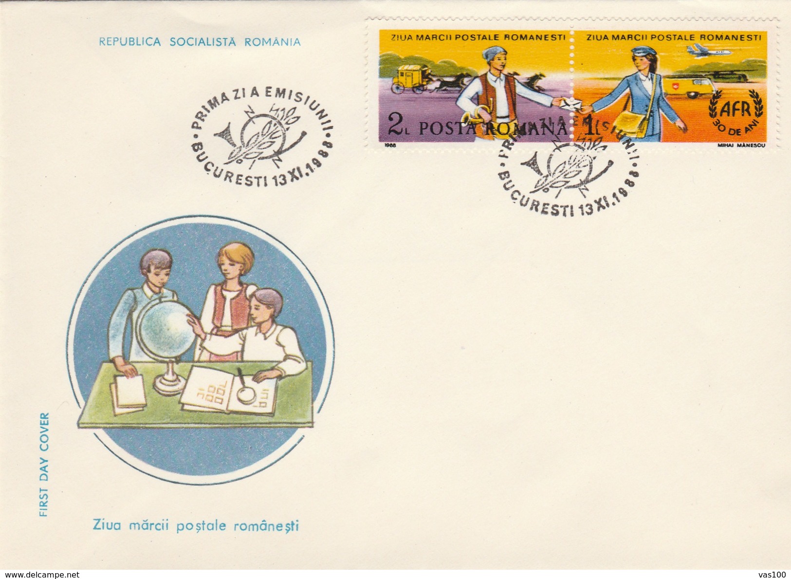 BV6788 STAMPS DAY COVER FDC 1988 ROMANIA. - FDC