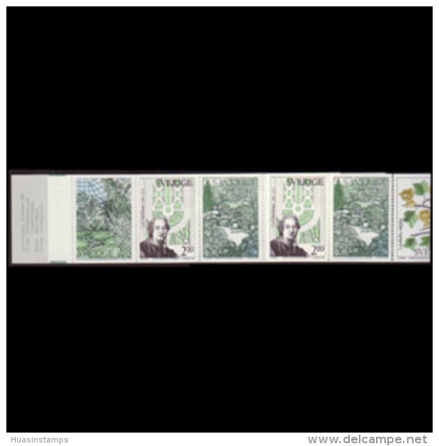 SWEDEN 1987 - Scott# 1653A Booklet-Gardens MNH - Unused Stamps