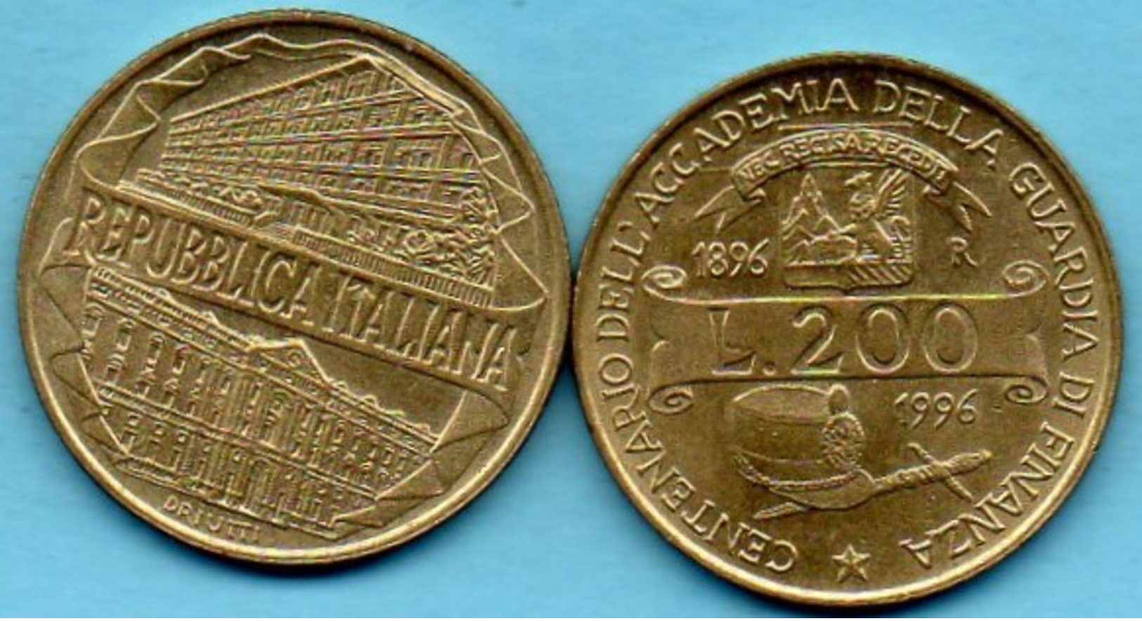 R7/  ITALIE ITALY  200 LIRE 1996 . KM#184 - 200 Lire