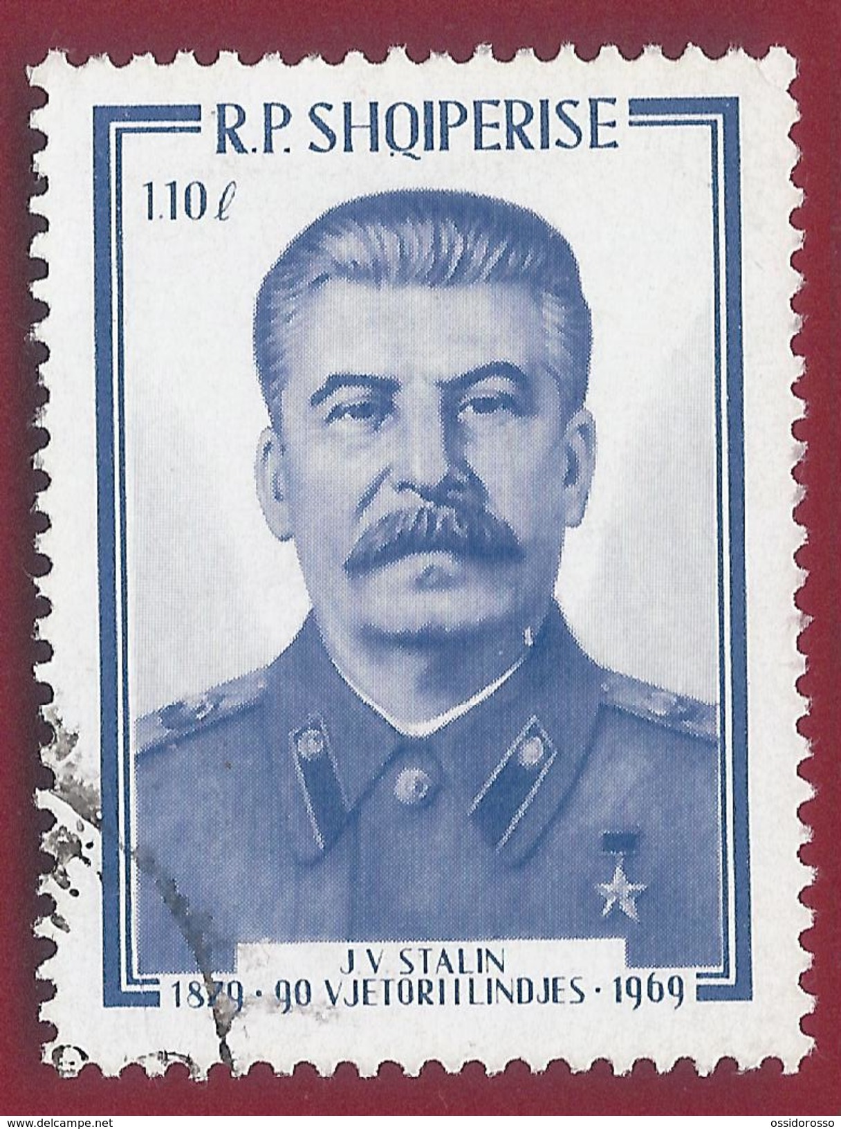 1969 - Jossif Stalin - Yt:AL 1219 - Used - Albania