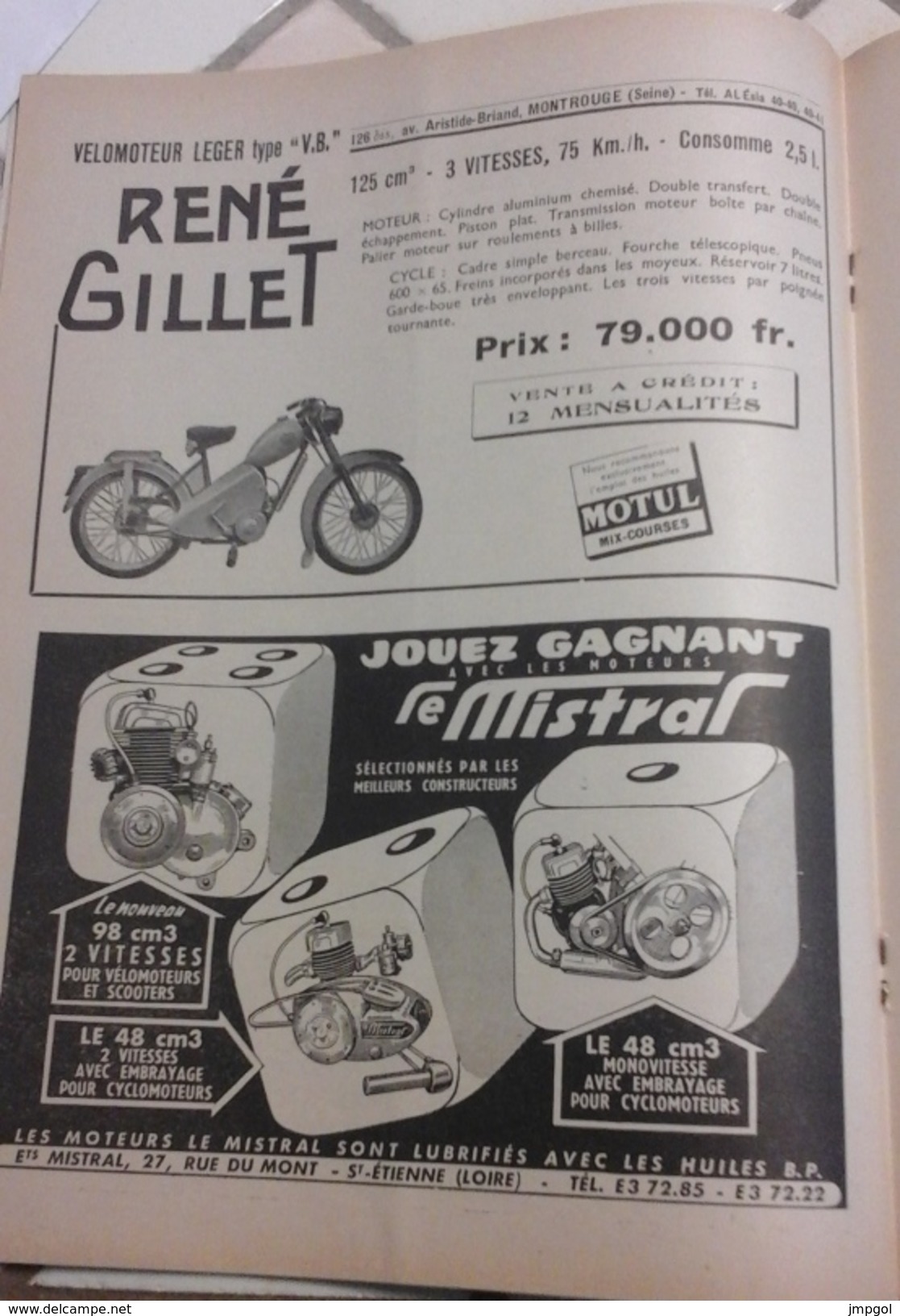 L'Officiel Du Cycle Du Motocycle Et Du Camping N°12 Juin 1955 Scooter TERROT Et PEUGEOT Cyclo ARLIGUIE - Auto/Moto